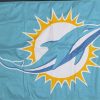 OFFICIAL NFL Merchandise MIAMI DOLPHINS Deluxe Flag 3' x 5' (137)