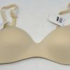 Hanes-ULTIMATE-COMFORT-Blend-WIRE-FREE-T-SHIRT-BRA-Oatmeal-Heather-36A-203889493664