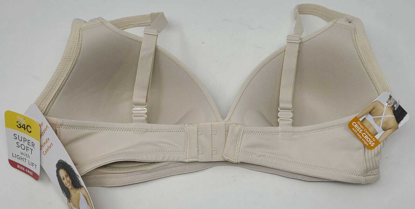 Simply Perfect by Warners LIGHT LIFT SUPER SOFT WIREFREE BRA Butterscotch  34C – Caleb's Treasures
