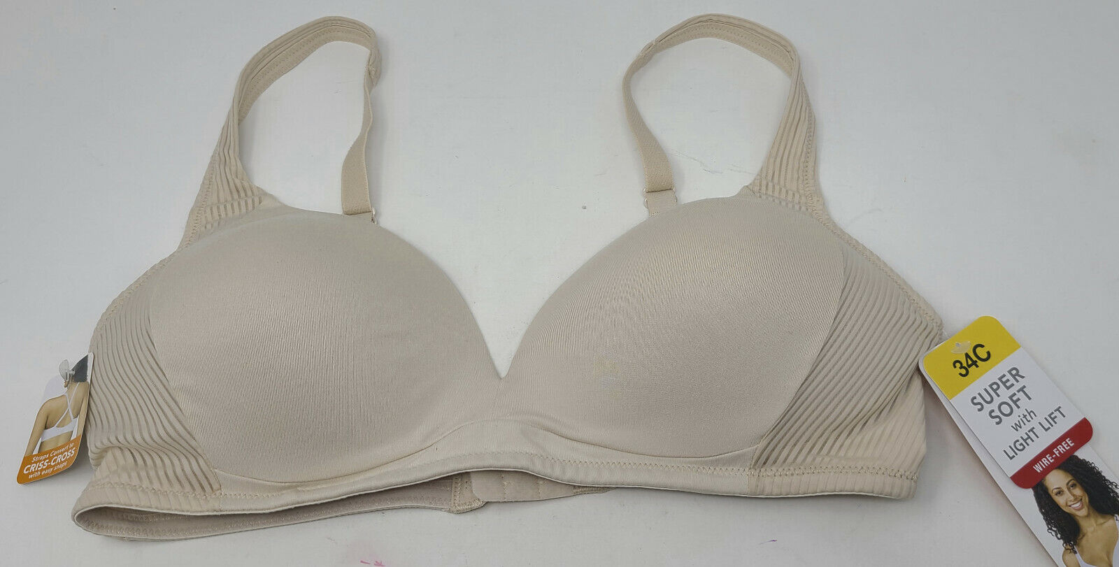 Simply Perfect by Warners LIGHT LIFT SUPER SOFT WIREFREE BRA Butterscotch  34C