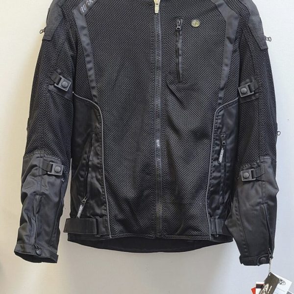 JOE ROCKET Phoenix Ion MOTORCYCLE MOTORBIKE BIKER JACKET - TALL / MEDIUM BLACK